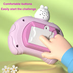 Unicorn Fast Speed Pushing Pop Game, Pink Pop Game Light Up Fidget Toys with Instant Sound Feedback | Animal Pop Target Push Bubble Game Toy for Kids Fast-paced Pop Game Console (No Battery)