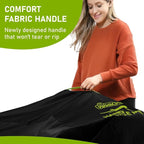 Travel Stroller Bag for Airplane, Black and Green, 47" H x 24" W x 15" D, Fits Most Large, Single, Double, Jogging Strollers,Waterproof, Heavy-Duty Protection, Easy-to-Carry Design