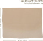 Baby Blankets for Boys Girls, Soft Nursery Minky Blankets with Muslin and Dotted Fleece Back 30x40 inches, Receiving Bed Quilt for Newborn, Infants, Toddlers (Brown)