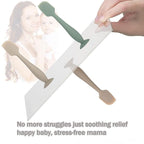 Baby Diaper Cream Spatula - Baby Diaper Rash Cream Applicator for Butt Paste Diaper Cream - Newborn Essentials (green, gray, white)