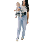 Tushbaby The Original Premium Quality Hip Seat Carrier – Safety-Certified Baby & Toddler Carrier with Secure Safety Buckles, No-Flimsy-Foam Design, Storage Pockets & Nursing Pillow. 0–3 yrs