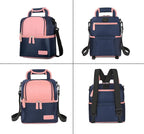 Meichoon Breast Milk Baby Bottle Cooler Bag/Waterproof Baby Milk Bag Freezer/Mommy Travel Backpack/Portable Thermal Insulated Lunch Box for Women Men Large Capacity Handbag