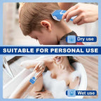 FBO Bikini Trimmer & Adult Painless Electric Shaver,Baby Hair Clippers Kit,Infant Kids Multipurpose Hair Trimmer-Quiet,Cordless,Waterproof,Rechargeable,Sharp Durable,with Ceramic Blades,Blue