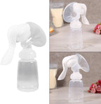 Silicone Breastfeeding 150ML Nursing Bottle Strong Suction Simple Design Manual Breast Pump