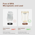 thyseed PPSU Weighted Straw Cup with Handles Toddlers Transition Bottles to Sippy Cups No Spill Learner Milk Water Baby Bottle Soft Silicone Spout Dishwasher Safe BPA Free 6+ Months 10oz/300mL 1 Pack