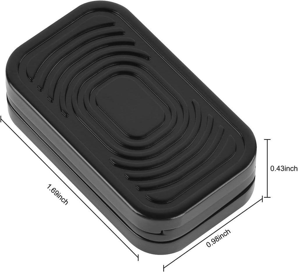 Magnetic Metal Fidget Slider Metal Fidget Toys Adults EDC Fidget Toys Magnet Fidget Stress Relief ADHD Toys Desk Toys for Office for Adults(Black CP3 Fidget Slider )