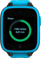 XPLORA XGO 3 - Watch Phone for Children (4G) - Calls, Messages, Kids School Mode, SOS Function, GPS Location, Camera and Pedometer – (Subscription Required) (Blue)