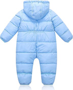 Toddler Snow Suit Baby Snowsuit Infant Boy Winter Coat Girl Puffer Clohtes 0-2T
