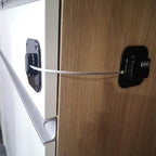 YEYA Upgraded Refrigerator Door Lock with Combination for Adults, Lock for Fridge, Freezer, File Cabinets, Desk Drawers, Locker, Child Safety Latch, Easy Install No Drlling 1 Pack