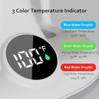 Baby Bath Seat for Infants 6 Months & Up - Adjustable Sitting up Bathtub Chair with Surround Design & Temperature Sensor, Non-Slip 4-Suction Base for Infant Bath Safety (Grey)