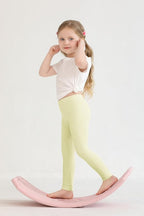 Resinta 4 Packs Toddler and Baby Girls Cotton Leggings Full Length Pants Stretchy Soft Tights Pants for Kids