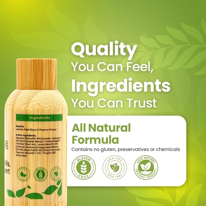 Bestmade Natural Products Stuffy Nose & Sinus Support BM100 – Nasal Discomfort, Runny Nose, Sneezing, Itching, and Seasonal Allergies, 350 Pellets