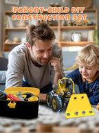 STEM Toys for 5-8 Year Old Boys, 10-in-1 Electric Toy Building Blocks for Kids Ages 4-8 Educational Construction Science Kit, Creative Activities for Boys 4-6, 8-10 Birthday & Holiday Idea Gift