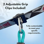 Slackers Ninjaline - 36' Intro Kit - Includes 7 Hanging Attachments - Best Outdoor Ninja Warrior Training Equipment For Kids - Build Your Very Own Backyard Obstacle Course - Rated Ages 5+