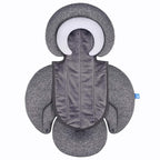 COOLBEBE New 2-in-1 Babybody Cushion for Baby Newborn Infants - Extra Soft Stroller Cushion Pads Car Seat Insert, Perfect for Carseats, Strollers, Swings, Grey