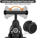 Baby Balance Bike Toys for 12-36 Months Kids Toy Boy and Girls Gifts Toddler Best First Birthday Gift Children Walker No Pedal Infant 4 Wheels Bicycle (Classic, Black)