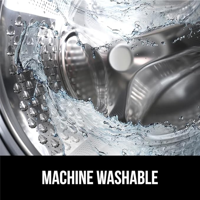 GORILLA GRIP Patented Bath Tub Shower Mat, Machine Washable Bathtub Floor Liner Mats, Suction Cups and Drain Holes to Keep Tubs Clean, Soft on Feet, Bathroom Essentials, 35x16 Inch, Brown