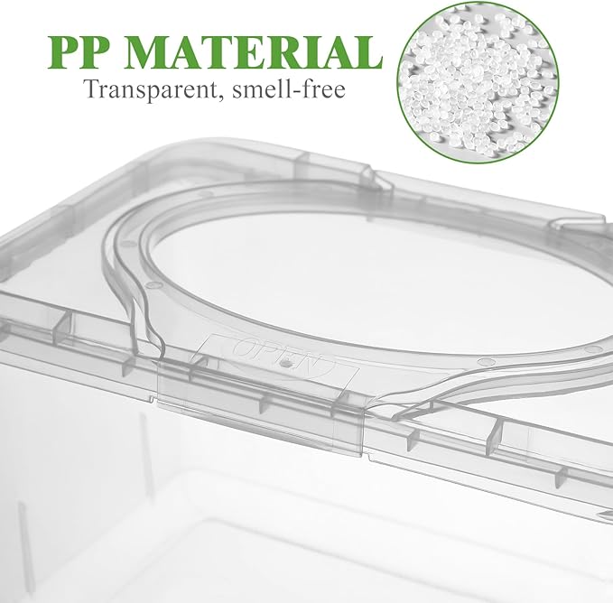 Ciieeo 3 Pcs Baby Wipes Dispenser Tissue Storage Box Wet Wipes Holder with Lid Refillable Wipe Case Container for Home Office Desk Transparent