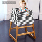 Yoofoss Nursing Cover Breastfeeding Scarf - Baby Car Seat Covers, Infant Stroller Cover, Strechy Carseat Canopy for Boys and Girls (Black Stripe)