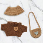 17CM Collectible Doll Clothes.17cm Mini Doll Clothing Set.Exquisite Handmade.Suitable for Small Collectible Dolls.Multiple Styles Available (Dresses/Casual Wear/Holiday Outfits) (NO Doll)(Style B)