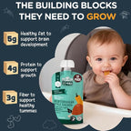 Li’l Hala Mediterranean Chicken Baby Food Pouches – Free-Range Chicken & Organic Veggies – Toddler Meals with Meat – Protein & Healthy Fats Puree – No Hormones – 6+ Months – 3.5 oz (12 Pack)