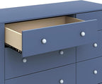 DaVinci Carter's Marisol 6-Drawer Dresser in Cove Blue/Powder Blue, GREENGUARD Gold Certified