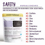 Hypoallergenic Baby Soap Bar for Sensitive Skin | Gentle Wash for Babies, Toddlers, Kids & adults | Relaxing Lavender Oil & Oatmeal | 7 Bars