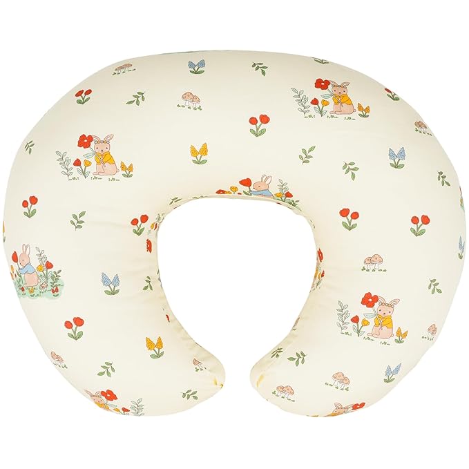 Nursing Pillow, Breastfeeding Pillow with Removable Cover, Ergonomic Breast Feeding Pillow, Baby Feeding Support Cushion for Mom Easier Breastfeeding- Original Size/Bunny