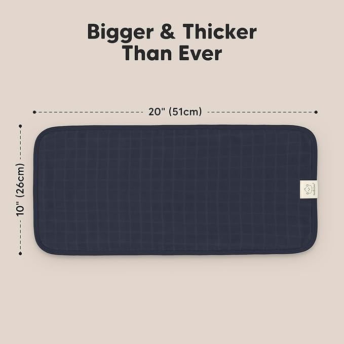 5-Pack Cotton Muslin Burp Cloths Baby Girls, Boys - Soft & Absorbent Spit Up Burp Rags, Large Muslin Towel, Cotton Wash Cloths for Babies, Newborn, Infant, No Shrink, Durable, Neutral (Eclipse)