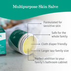 Earth Mama Organic Economy Size Diaper Balm | Diaper Cream for Baby | EWG Verified, Petroleum & Artificial Fragrance-Free with Calendula for Sensitive Skin, 4-Fluid Ounce (6-Pack)