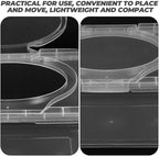 2pcs Refillable Wipe Container Wipes Dispenser Wipes Case Sealed Keeps Wet Tissue Case Holders for Home Office