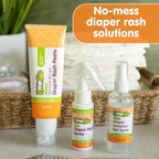 Boogie Diaper Rash Baby Bundle – Rash Spray, Extra Strength Paste, and Irritation Gel Spray – Diaper Bag Essentials for Newborns, Infants, & Toddlers, Set of 3 Baby Must Haves