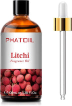 PHATOIL 3.38FL.OZ Litchi Fragrance Oils for Aromatherapy, Essential Oils for Diffusers for Home, Perfect for Diffuser, Yoga, Skin Care, DIY Candle and Soap Making - 100ml