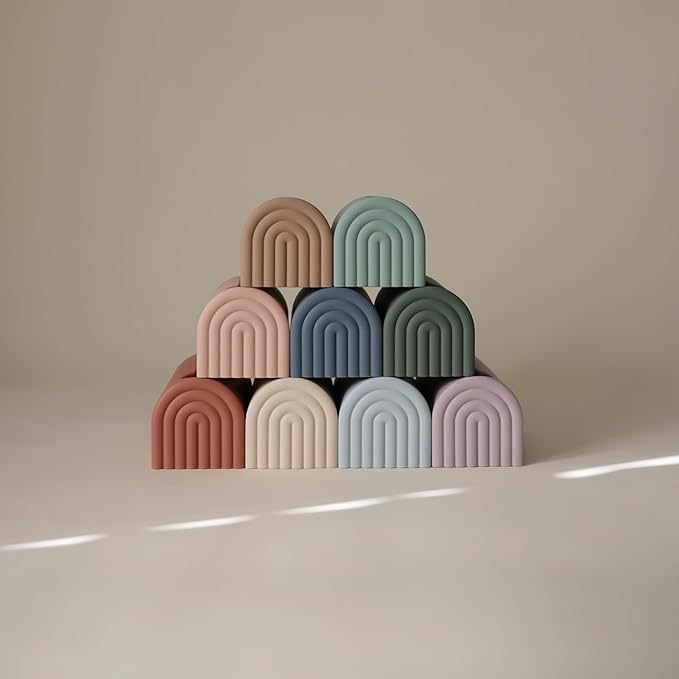 mushie Bath Spout Cover | Soft Silicone Bathtub Faucet Safety Guard for Kids | Universal Fit (Rose)