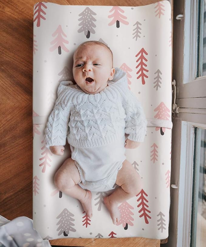 Stretchy Changing Pad Covers BROLEX 2 Pack Jersey Knit Changing Table Covers for Girls Boys,Jungle Animals