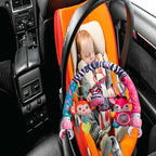 Baby Stroller Arch Toys, Crib Mobile for Infants Adjustable Bassinet Mobile with Universal Clamps, Activity Toy Bar for Bouncer Newborn Car Seat Stroller Sense Toy for Baby 0-12 Months