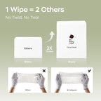 Bc Babycare Cloud Moist Baby Wipes, Thick & XL, 99% Water, Ultra-Hydrating, Unscented, Hypoallergenic for Sensitive Skin, Biodegradable, 3 Flip-Top, 240 Count