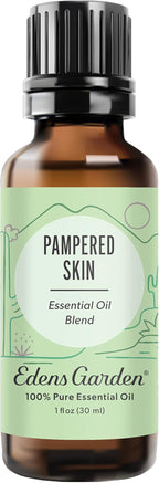 Edens Garden Pampered Skin Essential Oil Blend- 100% Pure Premium Grade, Undiluted, Natural, Therapeutic, Aromatherapy, The Best for Skin, Face, Kid Safe 30 ml (1 fl oz)