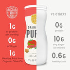 Serenity Kids 6+ Months Grain Free Puffs Toddler & Baby Snack | No Added Sugar, Gluten & Rice Free, Allergen Free | Made with Organic Cassava, Veggies, and Herbs | Tomato & Mushroom | 1 Count