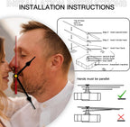 Generic Custom Clocks for Walls Personalized Picture Hanging Time Clocks That PVC Customized Round Silent Clock for Living Room Family Friends Gifts, 10inch-25cm