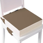 Booster Seat for Kitchen Chair with Adjustable Straps, Toddler Booster Seats for Dining Table Portable for Travel Camping Eating, Booster Cushion for Table for Baby Child Infant Kid Boy Girl