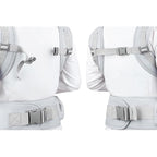 Bebamour Baby Carrier with Hip Seat,All-Position Breathable Mesh Hip Seat & Carrier 0-36Months with Head Hood, 3 PCS Teething Pads, Waist Extender,Storage Bag & Pacifier Case (Grey)