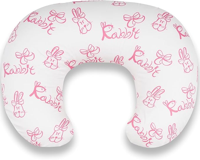 Nursing Pillow, Ergonomic Breastfeeding Pillow for Breastfeeding & Bottle Feeding, Standard Size Breathable with Washable Cover, Hypoallergenic, Tummy Time & Sitting Support