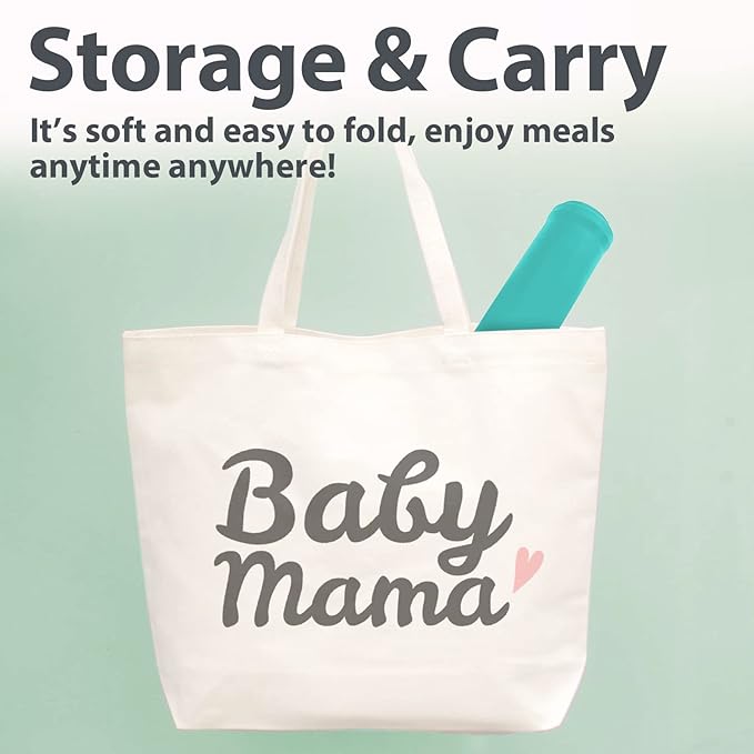 Silicone Placemat for Baby, Silicone Baby Toddlers Non-Slip Tablemats Stain Resistant Anti-Skid Reusable Dishwasher Safe Table Mats, Portable Food Mat Travel (Blue/Baby Blue)