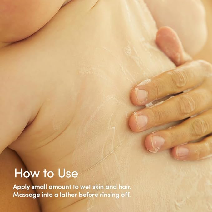 Evereden Tri-Water 2-in-1 Cooling Baby Shampoo and Body Wash: Gentle Cleansing with Coconut, Oceanic Glacial, and Aloe Waters | Soothing