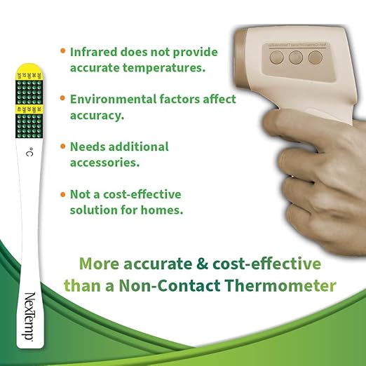 Ultra Single-Use Thermometers: Individually Wrapped 100-pack, Provides Superior Accuracy and Maximum Infection Control. Perfect for Businesses, Schools, First-Aid, Home, and Travel! (Celsius)