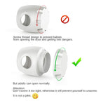 Door Knob Safety Cover, 4 Pack Baby Safety Door Handle Cover, Screw Thread Design, Reusable, Reliable Solution to Prevent Kids from Popping Off The Covers