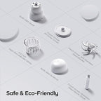 Bc Babycare Baby Food Maker-Baby Food blender for Fruit, Vegatable & Meat,Mini Food Processor for Potatoes, Grapes & Strawberries,White,10oz