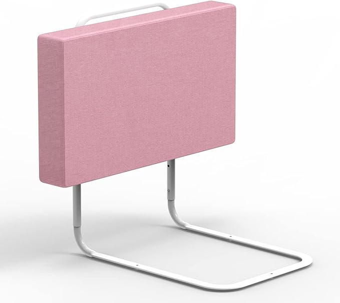 Bed Rail Guards for Toddlers, Adjustable Bed Rails with Safety, Bed Side Rails for Twin, Full, Queen Bunk Size (Pink)