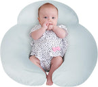 Breast Feeding Pillows for Mom, Soft Cover with Breathable Filling, Machine Washable, Cotton, Light Blue